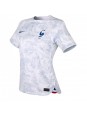 Frankrike Theo Hernandez #22 Replika Borta Kläder Dam VM 2022 Kortärmad